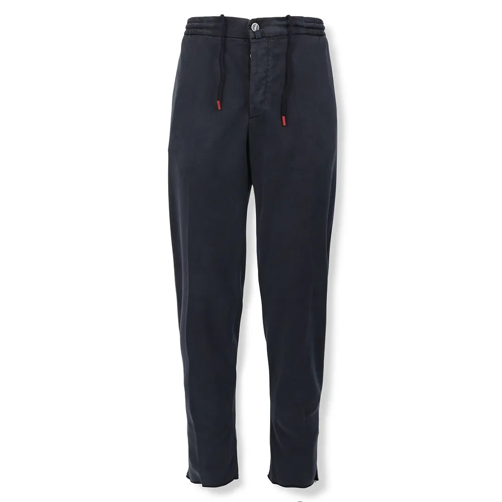 Kiton Uplack Drawstring Straight-Leg Pants