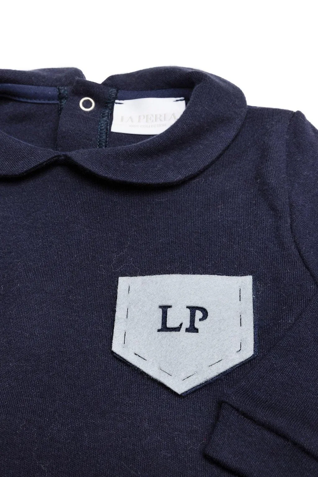 La Perla Kids Logo Patch Romper Set