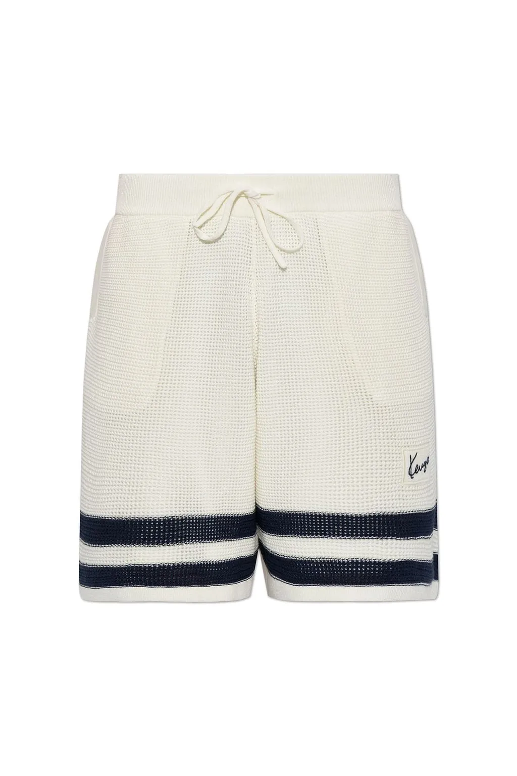 Kenzo Textured Stripe Knit Shorts