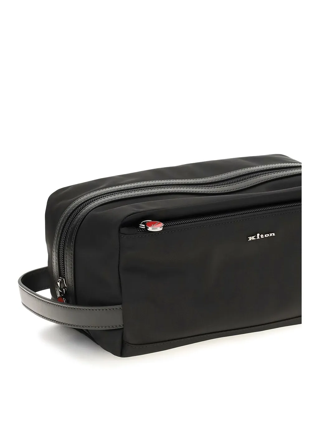 Kiton Zip-Front Toiletry Bag