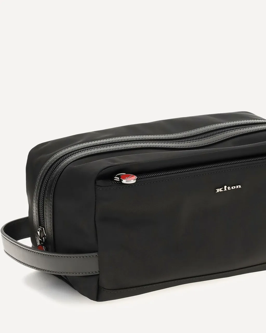 Kiton Zip-Front Toiletry Bag
