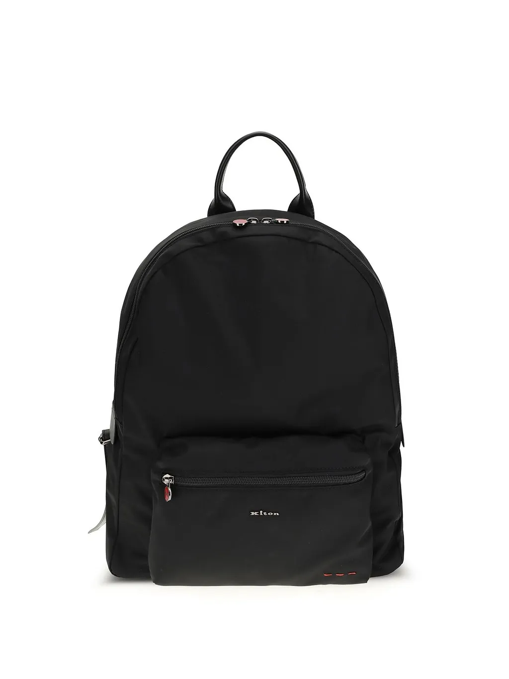 Kiton Zip Pocket Nylon Backpack