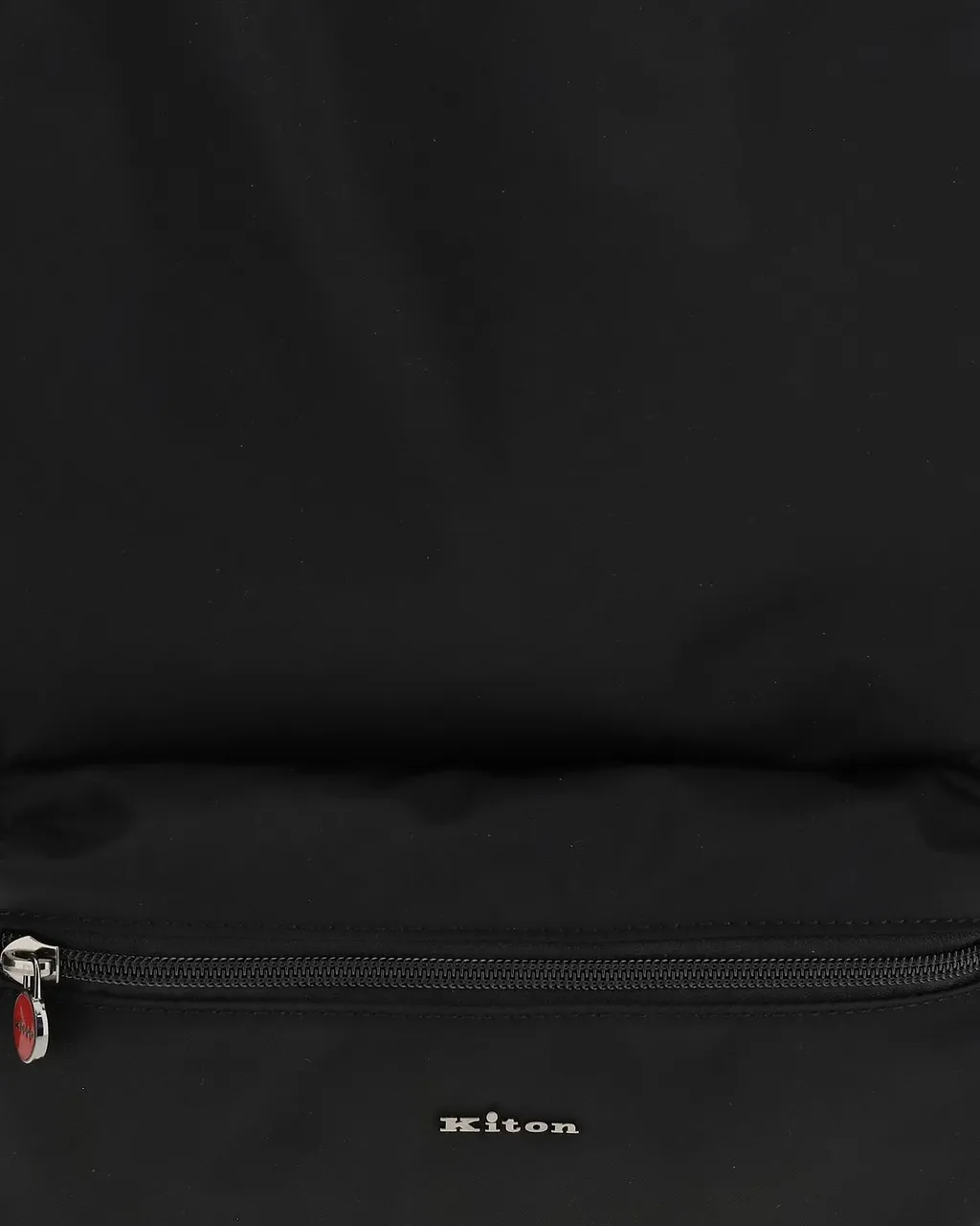 Kiton Zip Pocket Nylon Backpack