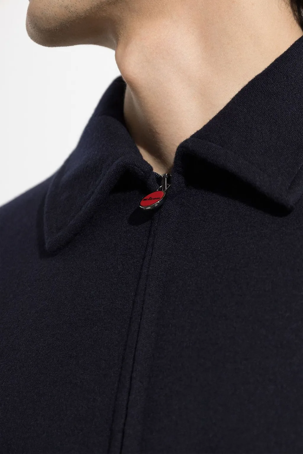 Kiton Zip-Up Wool Jacket