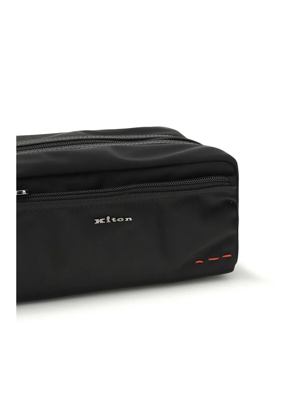 Kiton Logo Lettering Beauty Case