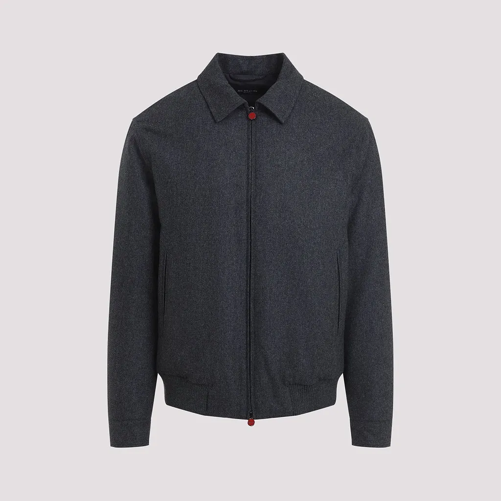Kiton Zip-Up Bomber Jacket