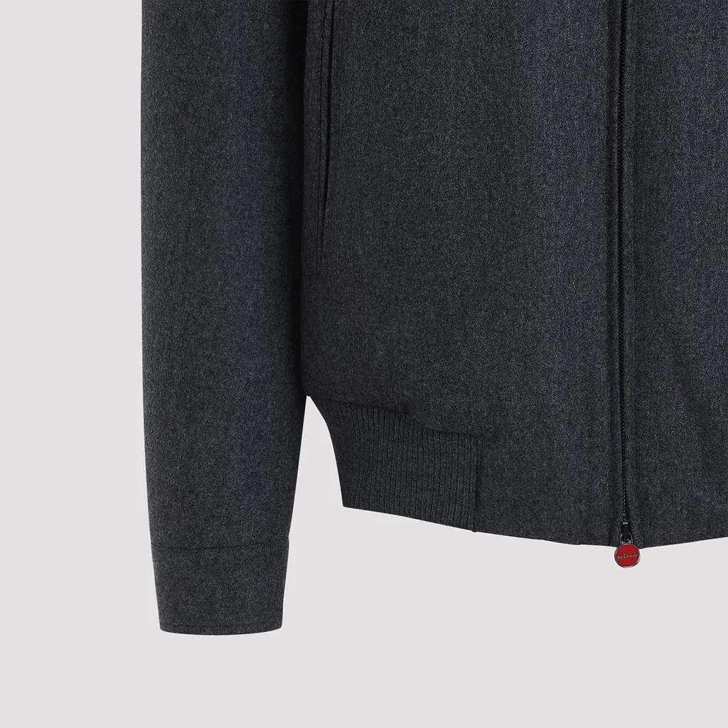 Kiton Zip-Up Bomber Jacket