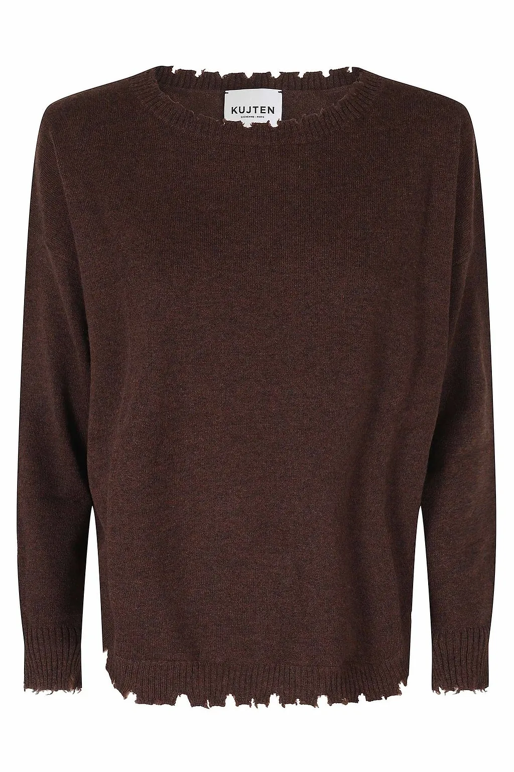 Kujten Mela Distressed Hem Knitted Sweater