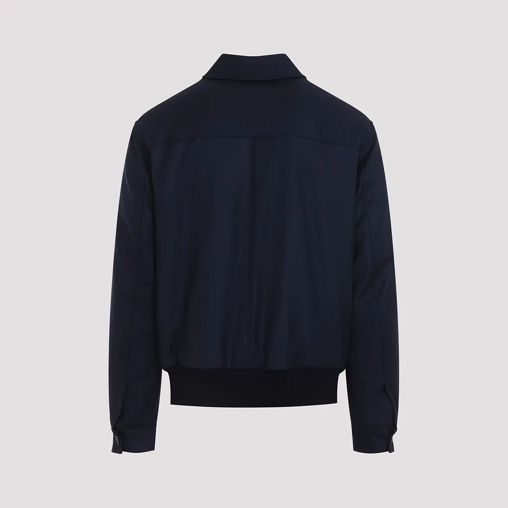 Kiton Zip-Up Bomber Jacket