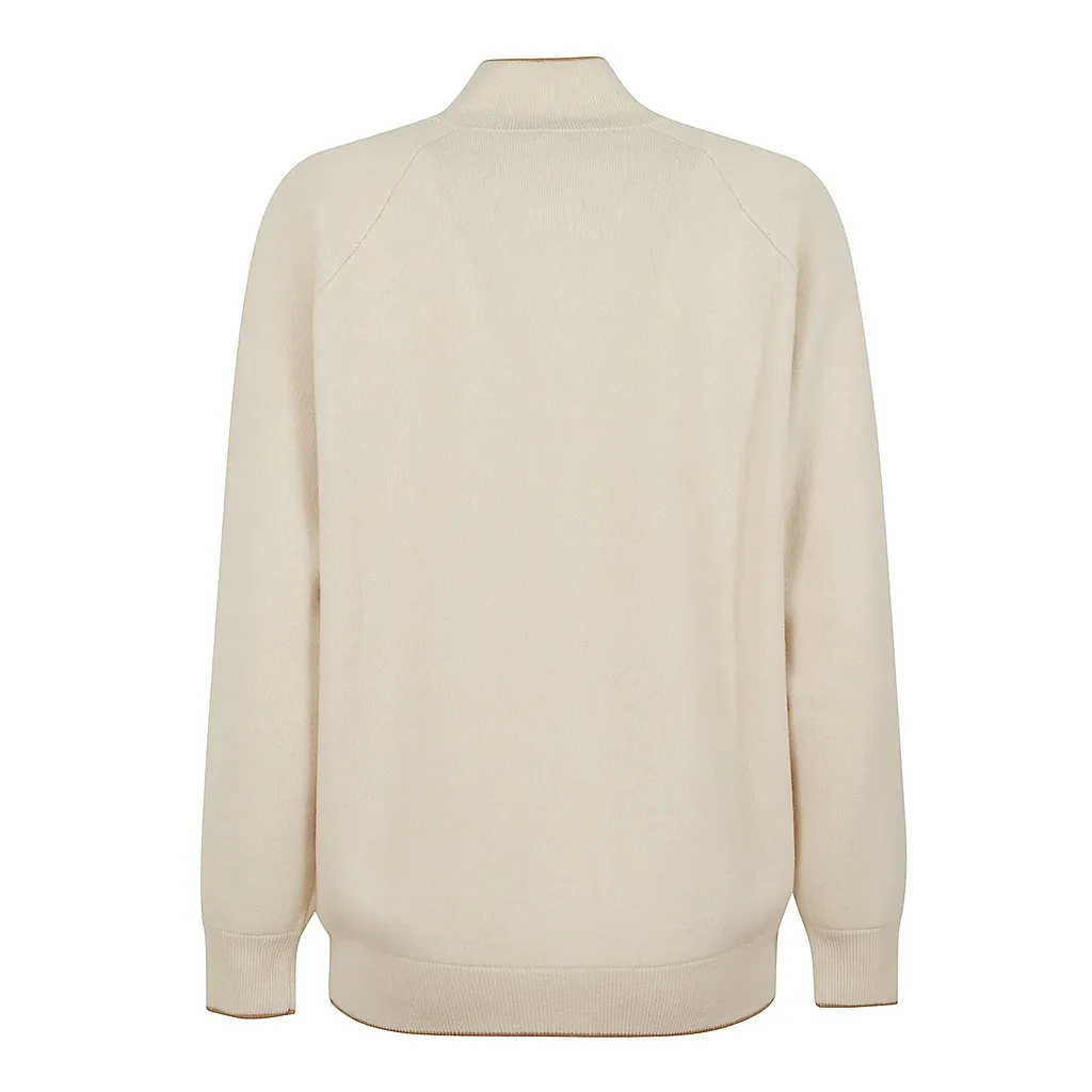 Kiton Zip-Up Knitted Sweater