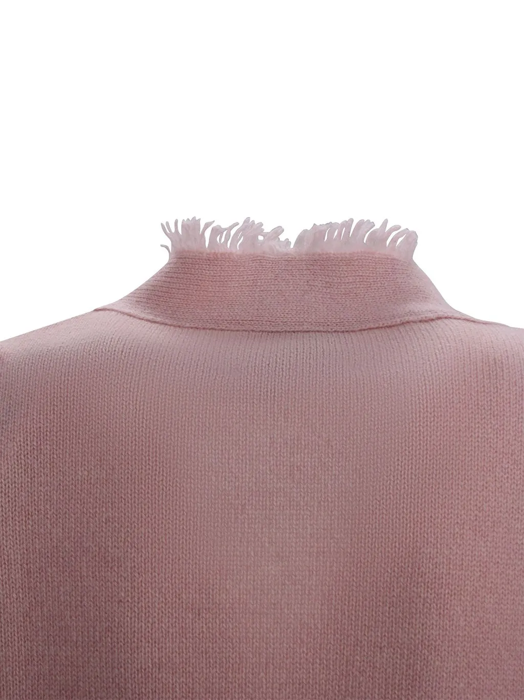 Nessa Cropped Fringed Cardigan