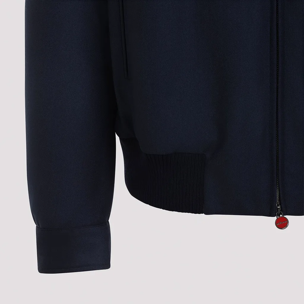 Kiton Zip-Up Bomber Jacket