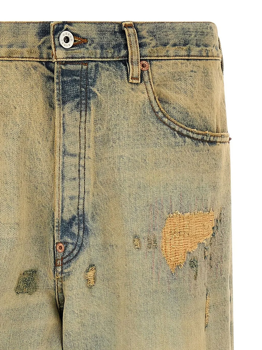 Kenzo Turn Up Wide Fit Jeans