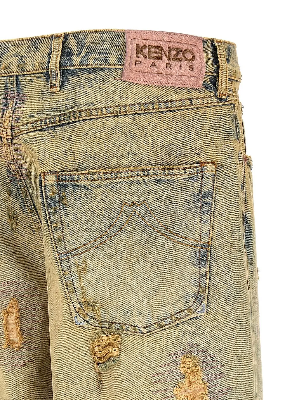 Kenzo Turn Up Wide Fit Jeans
