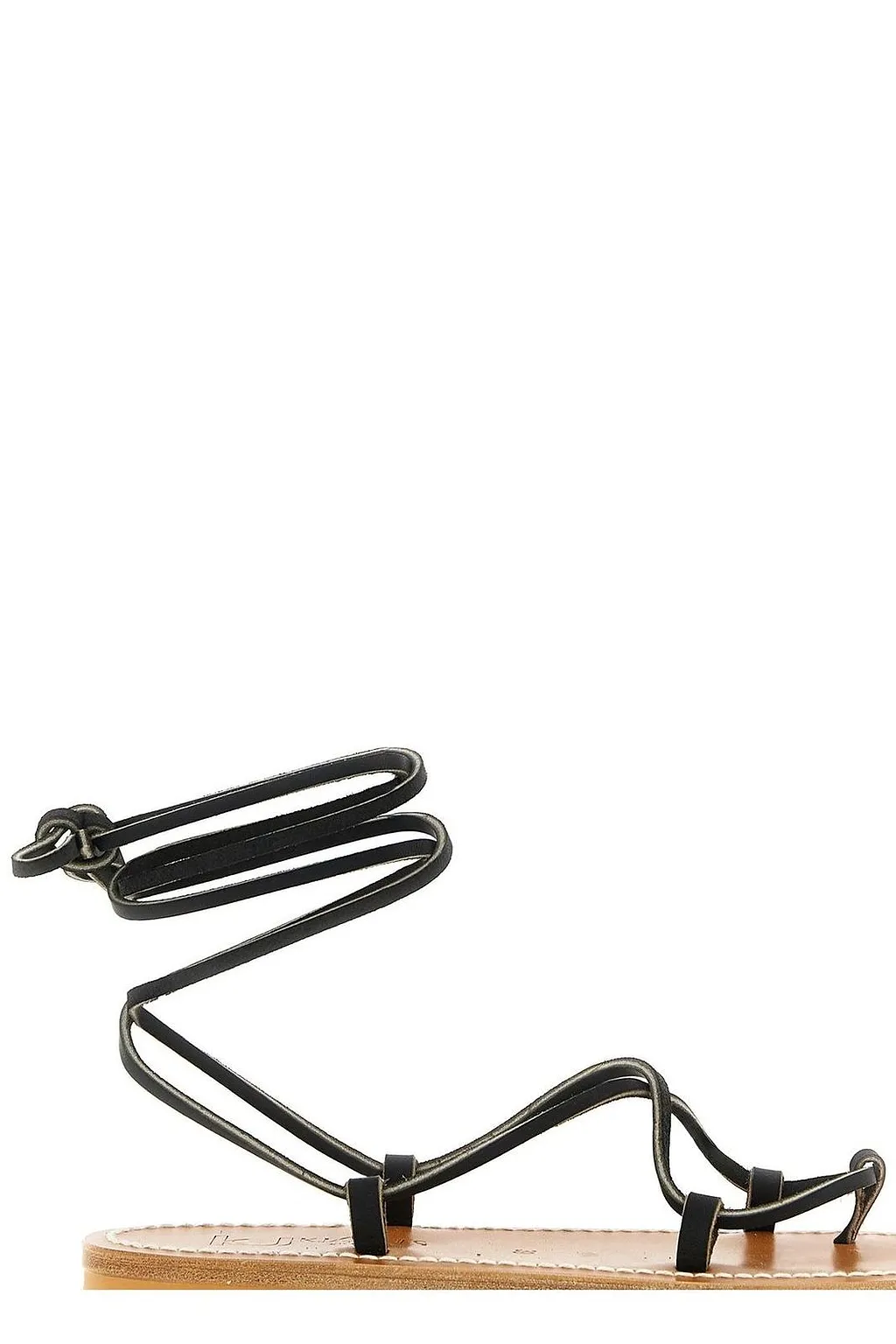 Bikini Lace-Up Thong Flat Sandals