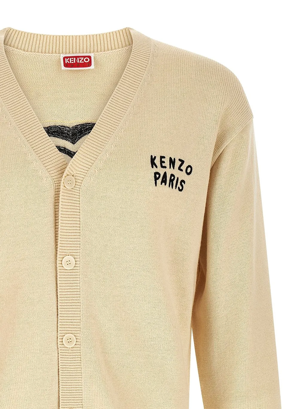 Kenzo V-Neck Knitted Cardigan