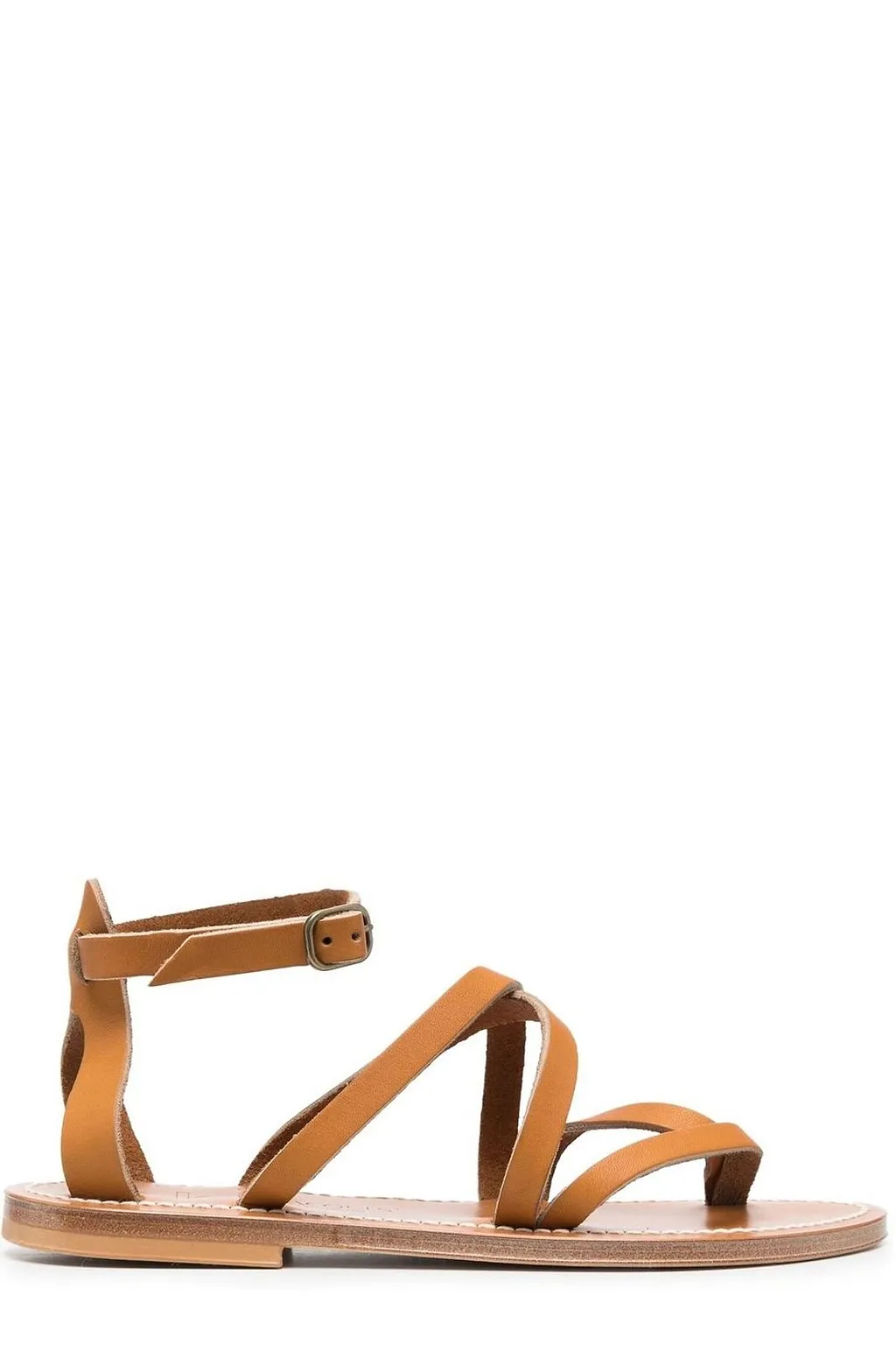 Epicure Buckled Flat Sandals