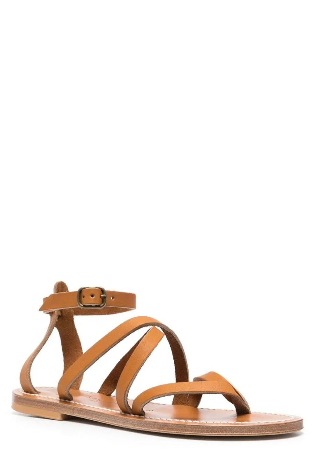 Epicure Buckled Flat Sandals