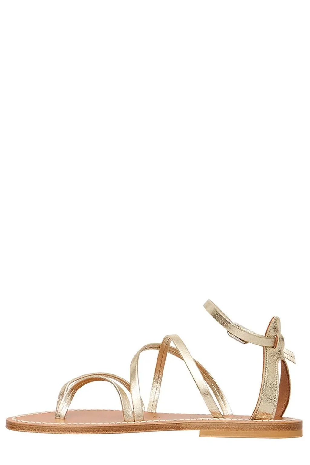 Epicure Buckled Flat Sandals