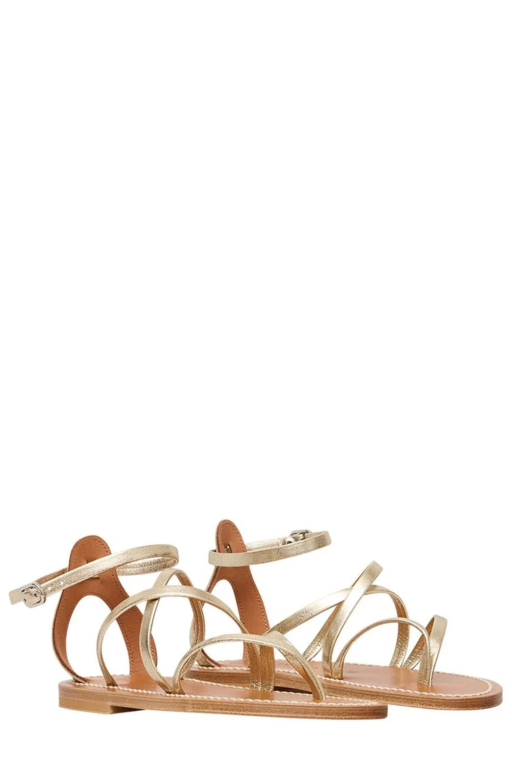 Epicure Buckled Flat Sandals