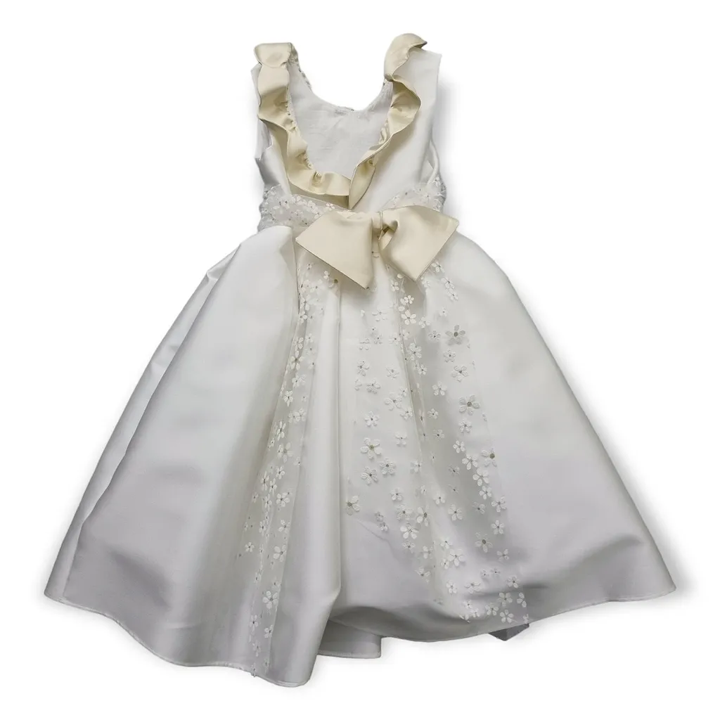 La Stupenderia Bow-Detailed Sleeveless Dress
