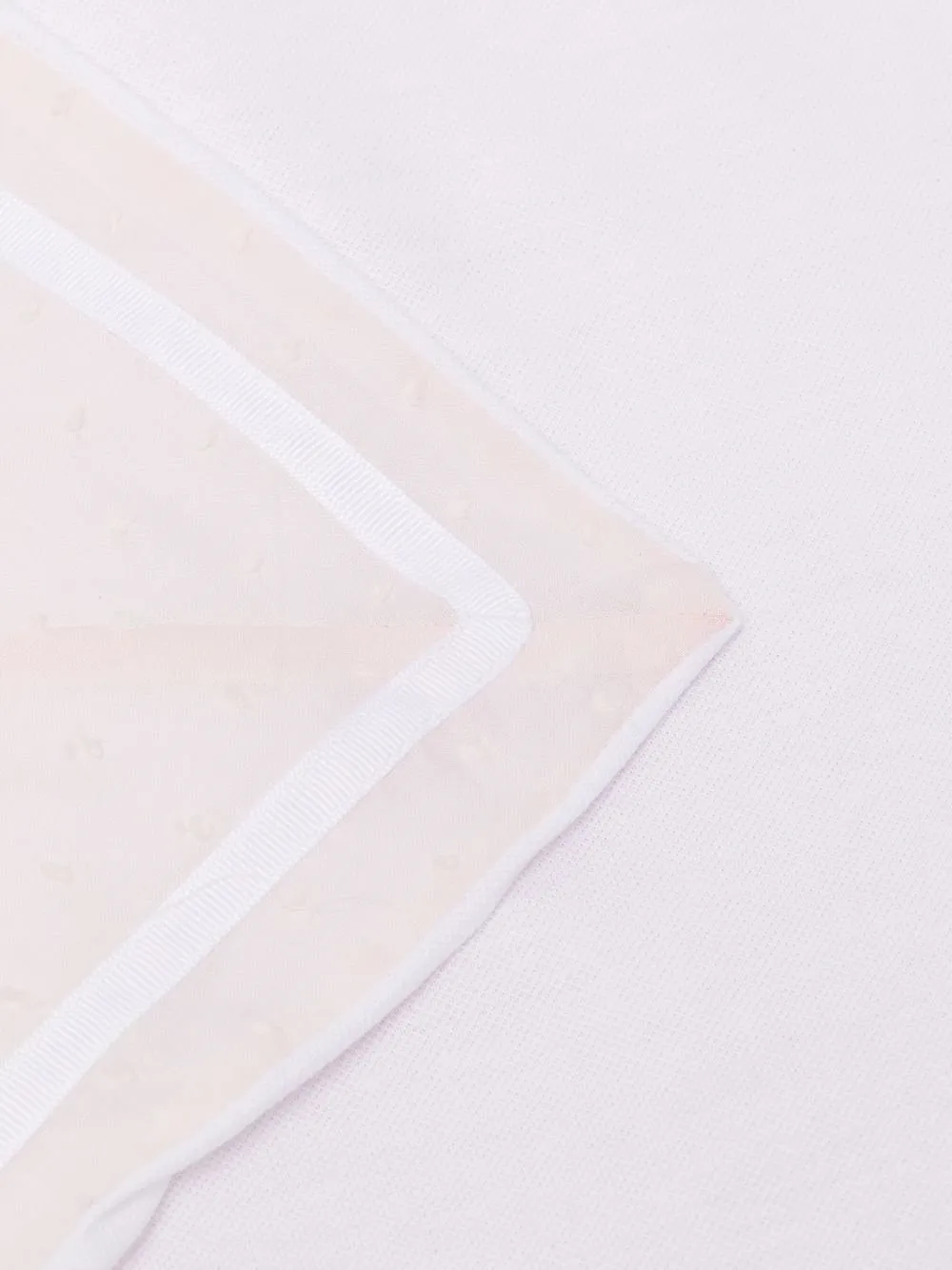 La Stupenderia Bow-Detailed Square Blanket