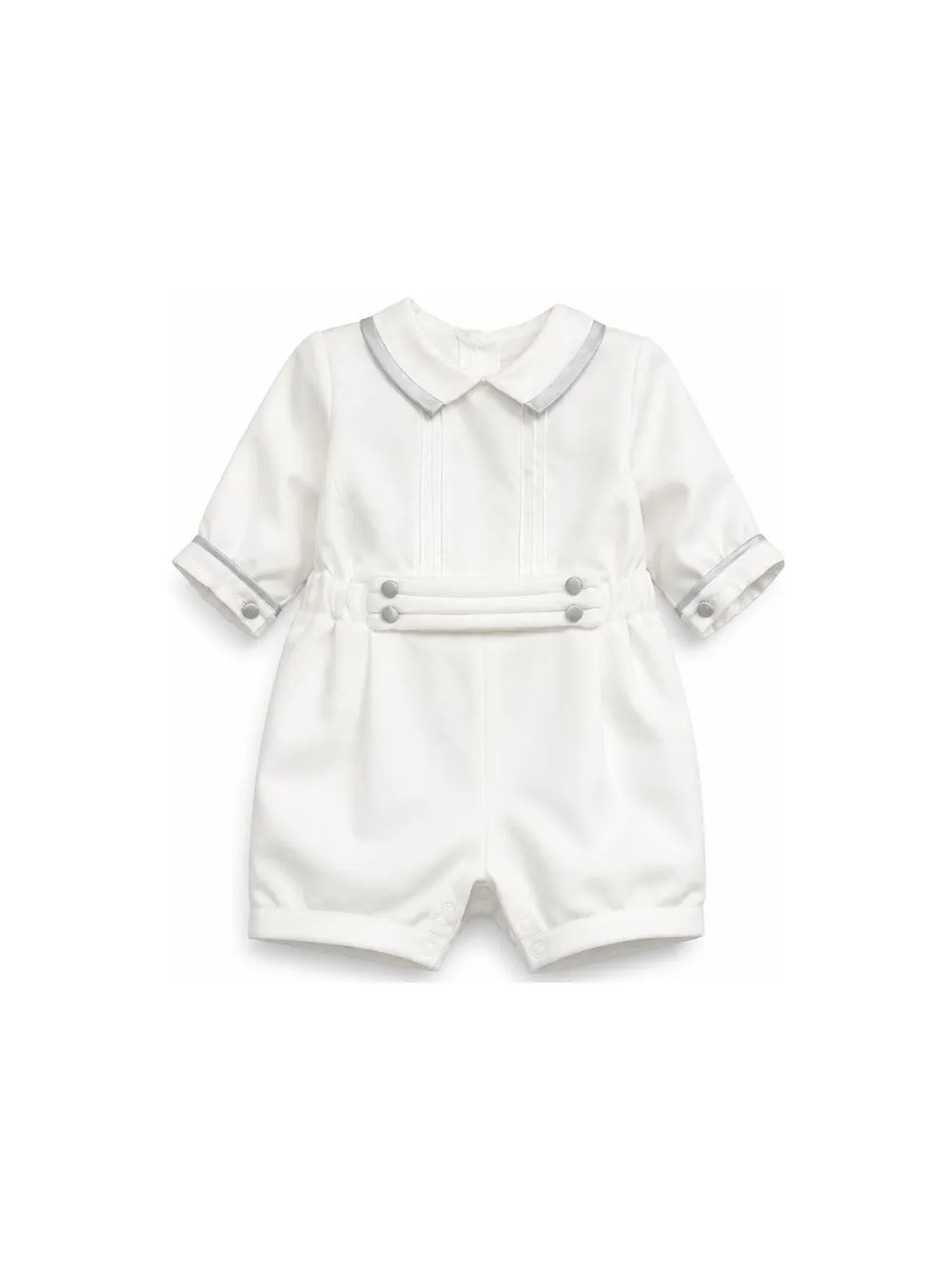La Stupenderia Button Detailed Long-Sleeved Dungarees