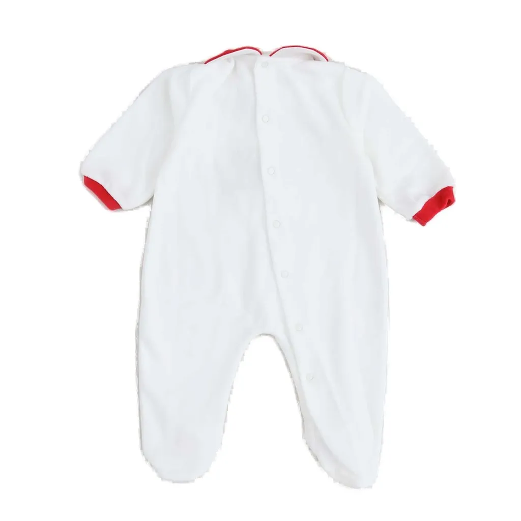 Checked Teddy Bear Straight-Leg Pajamas