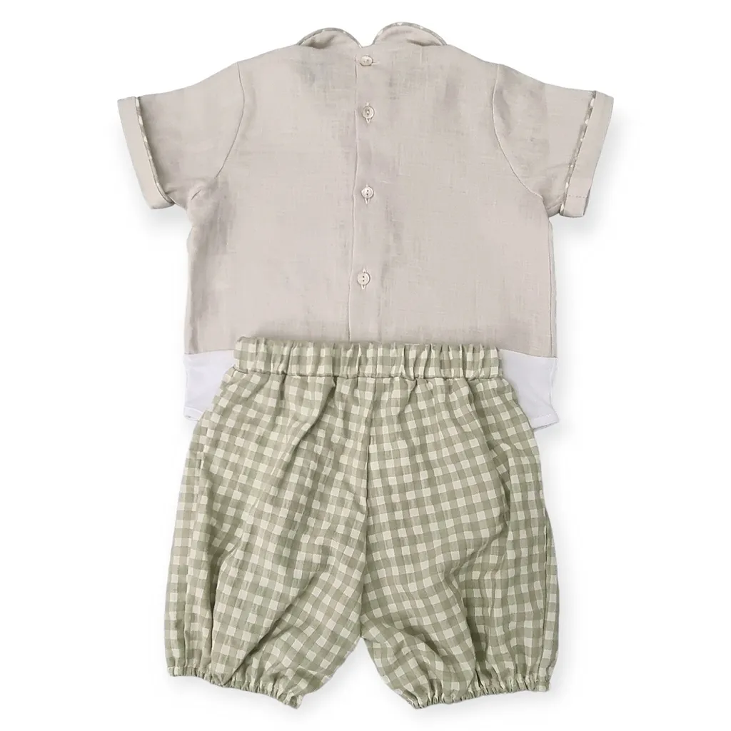 Checked Tracksuit Set