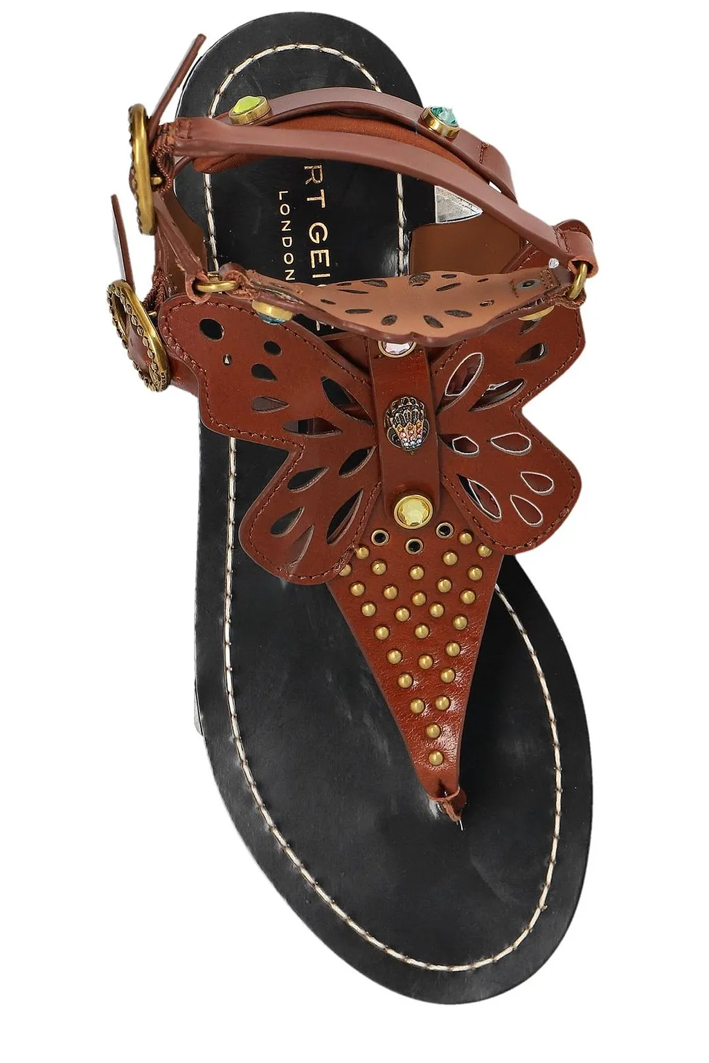 Kurt Geiger Boho Butterfly Gladiator Flat Sandals