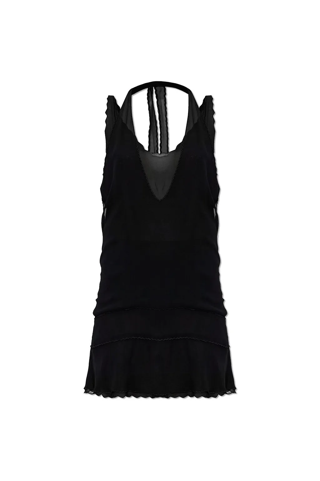 Knwls Deleria Sheer Mini Dress