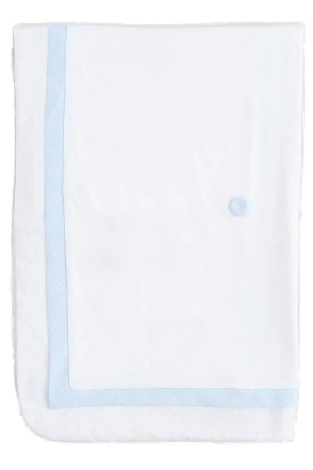 La Stupenderia Contrasting-Edge Polka-Dot Blanket