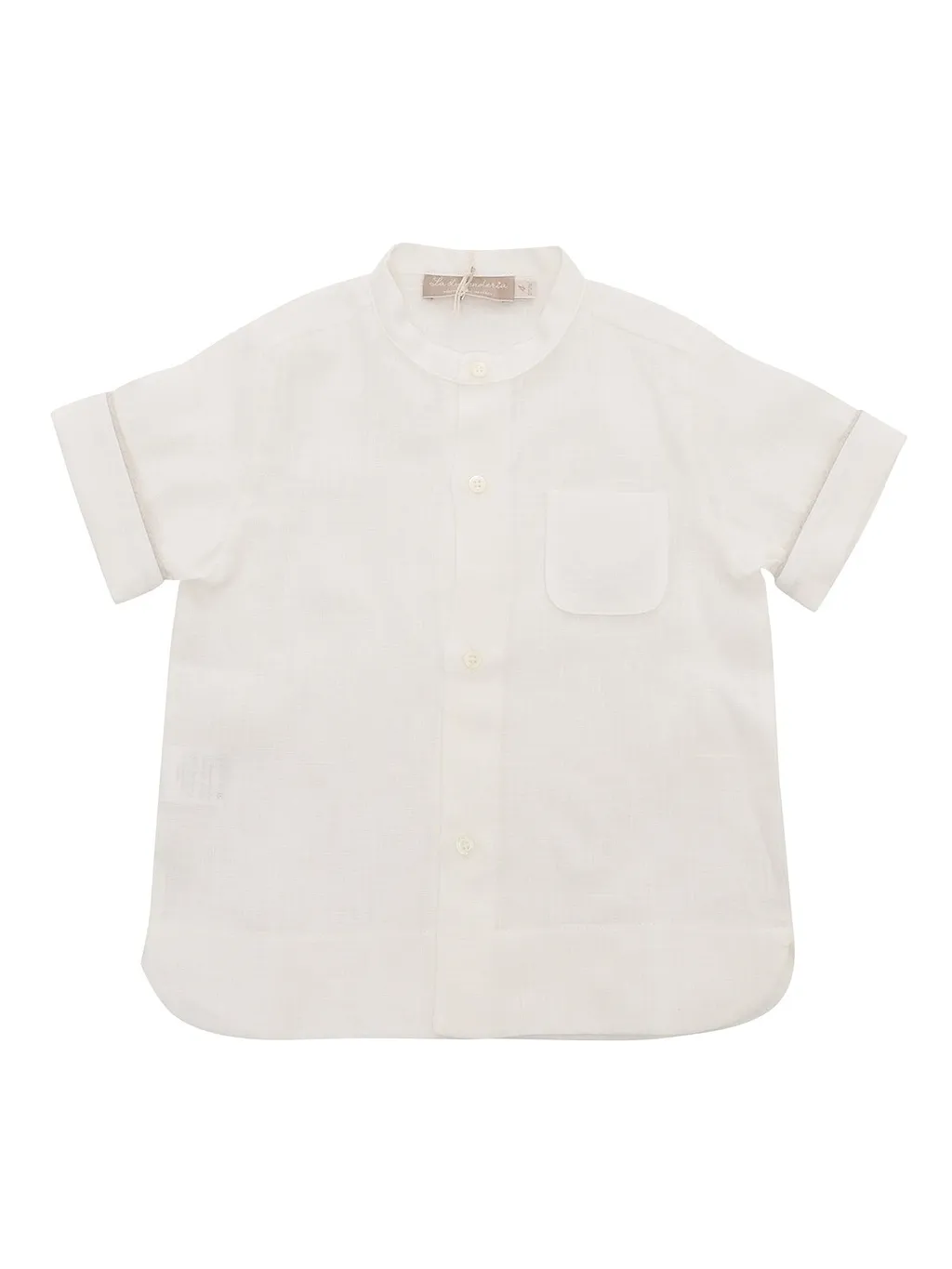 La Stupenderia Crewneck Buttoned Shirt