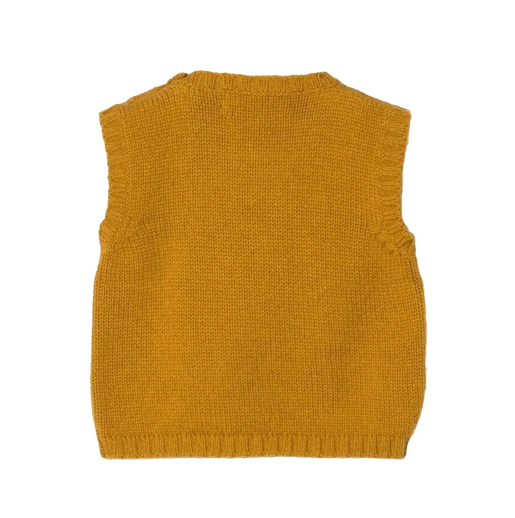 La Stupenderia Crewneck Cable-Knit Vest