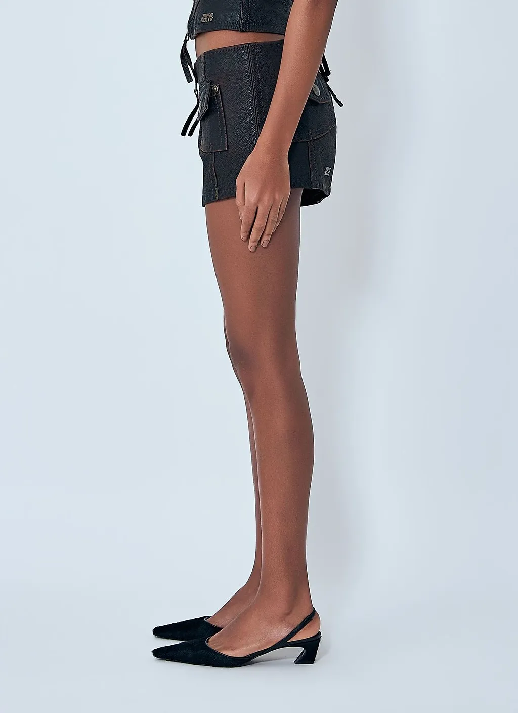 Knwls Patch Pocket Mini Skirt
