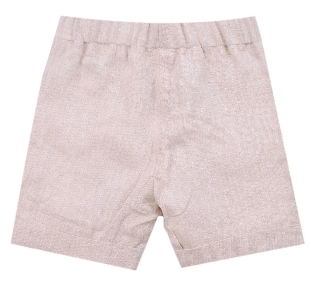 La Stupenderia Elastic Waist Turn-Up Hem Shorts