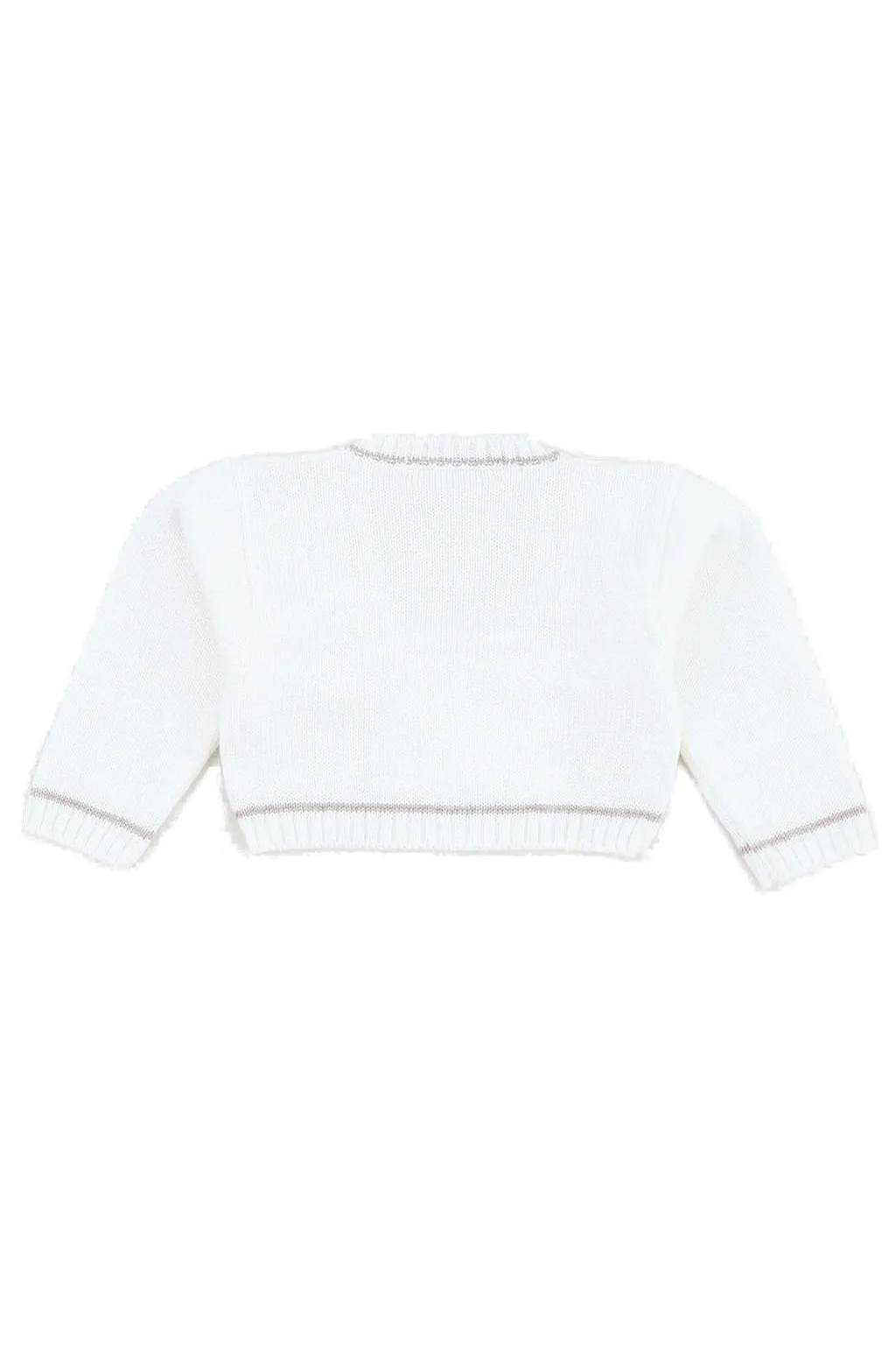 La Stupenderia Double Breasted Square-Neck Cardigan