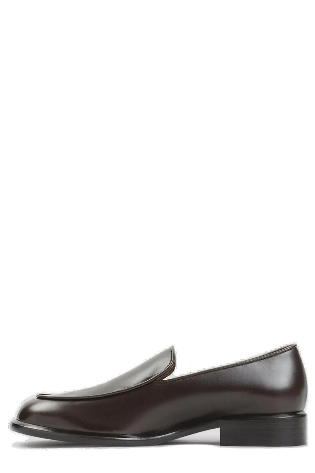 Khaite Almond Toe Slip-On Loafers