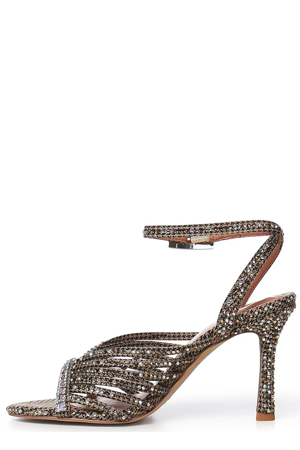 Kurt Geiger Crystal Strappy Heeled Sandals