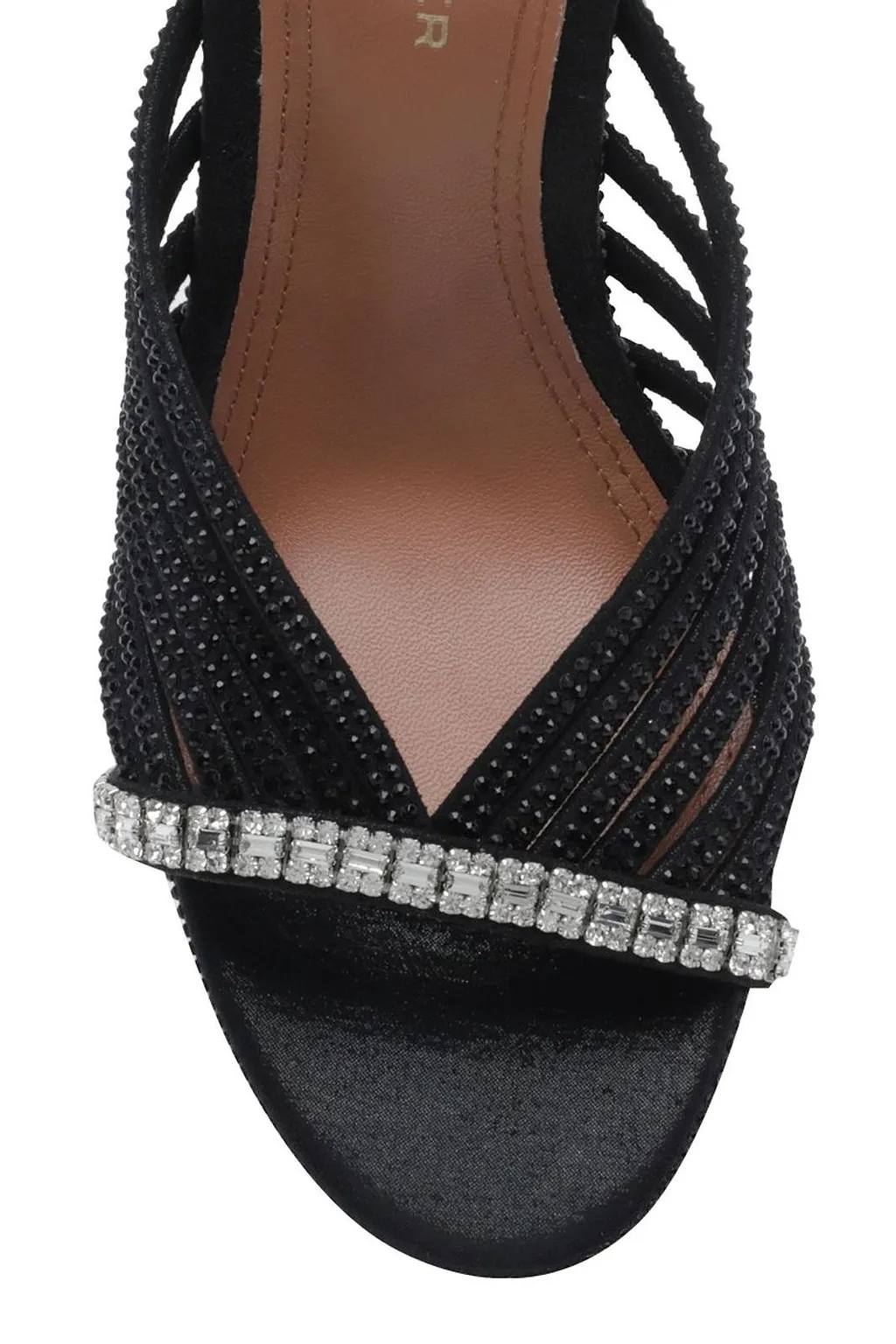 Kurt Geiger Crystal Strappy Heeled Sandals