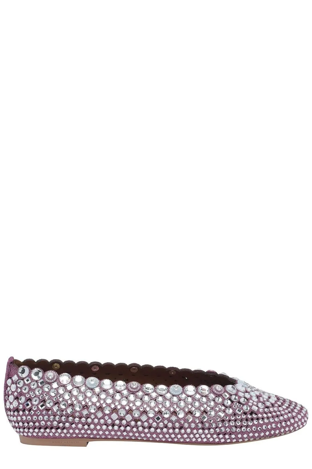 Kurt Geiger Crystal Studded Ballet Flats