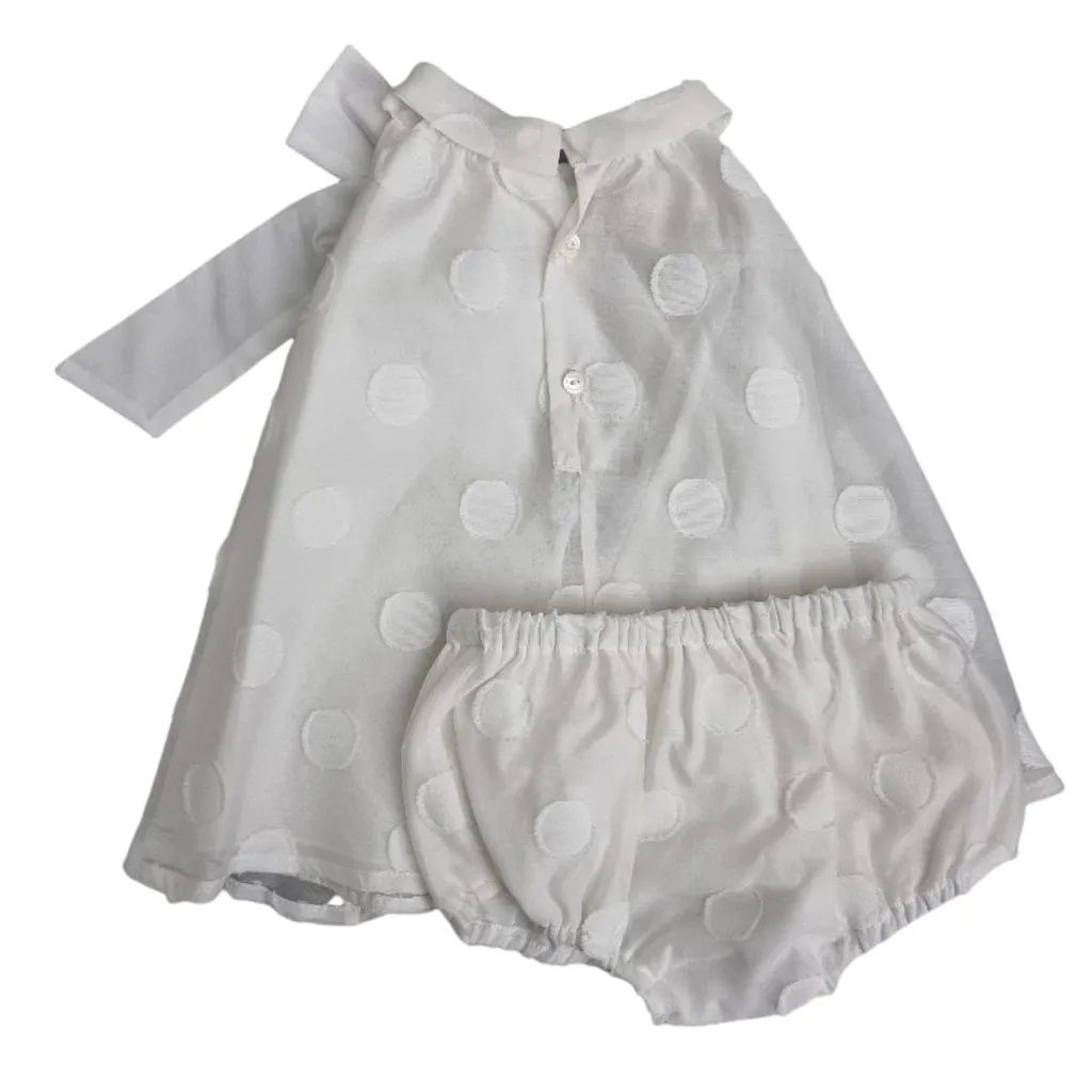 La Stupenderia Floral Tie Waist Ruffled Dress