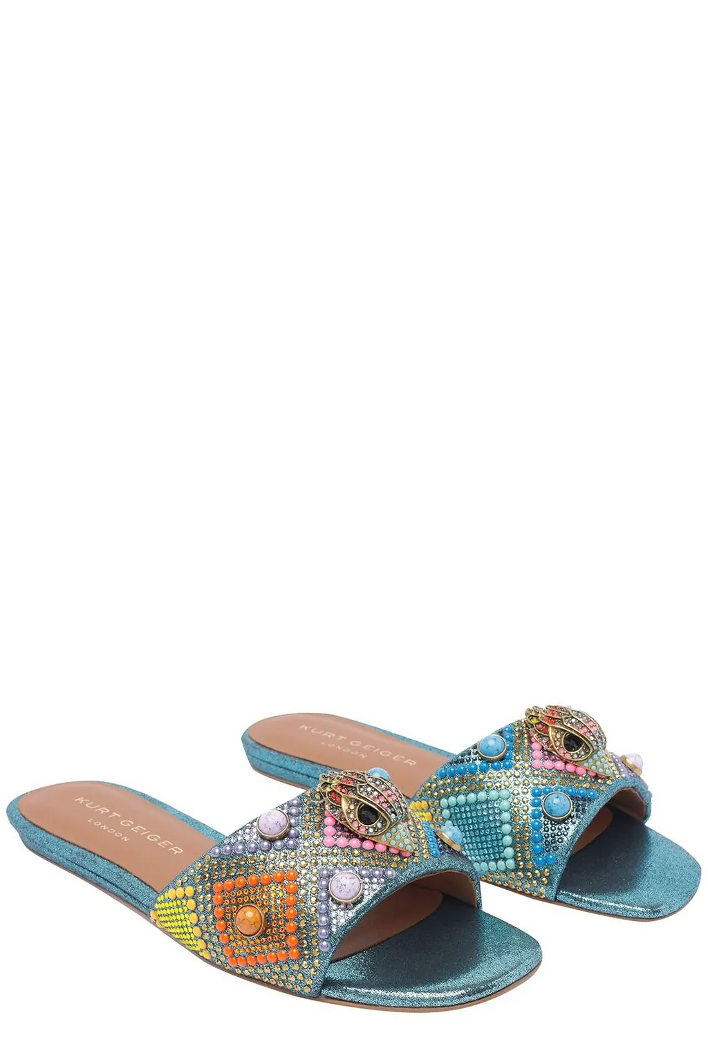 Kurt Geiger London Kensington Jewel Flat Sandals