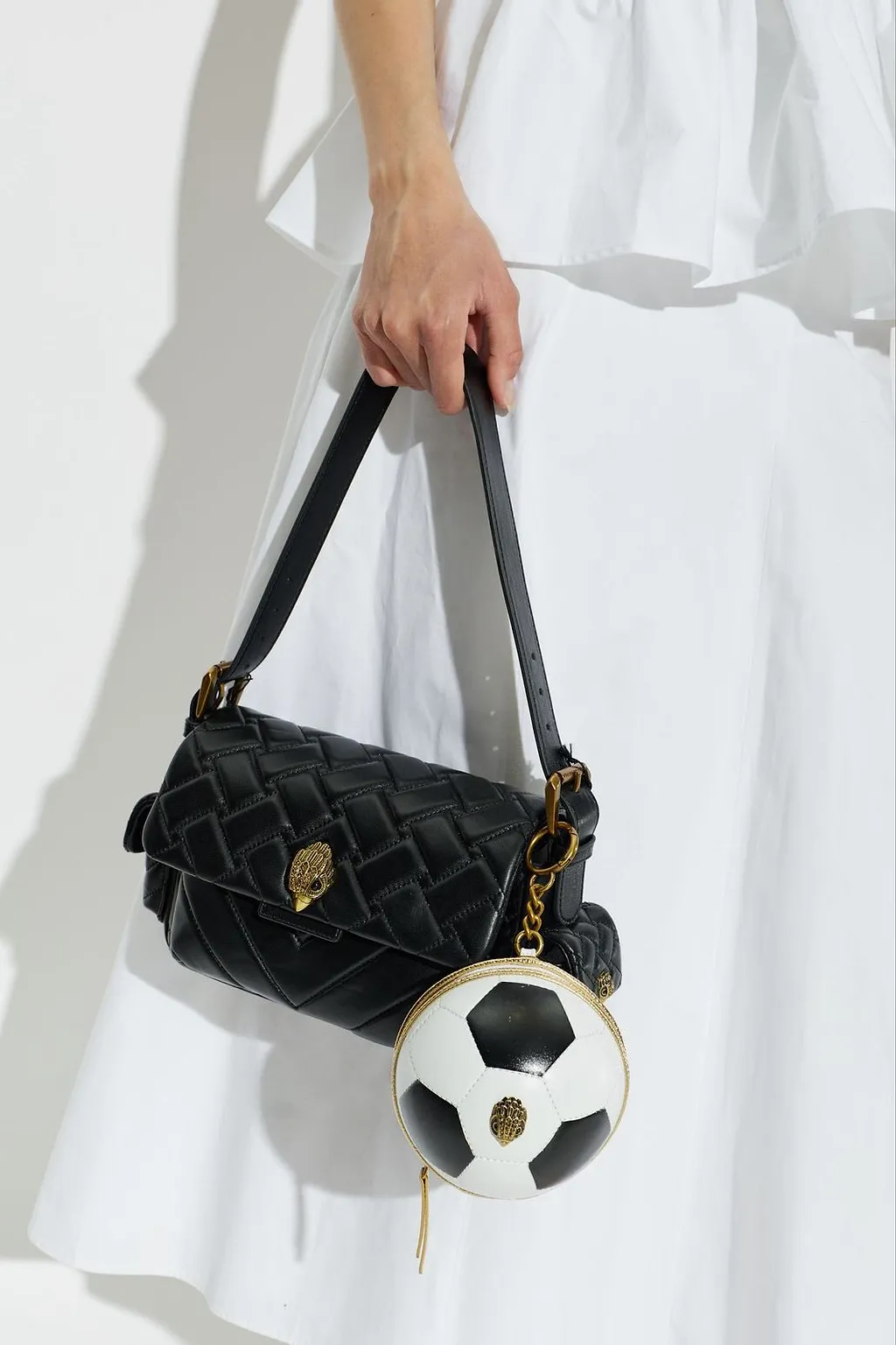 Kurt Geiger Football Charm Bag Accessory
