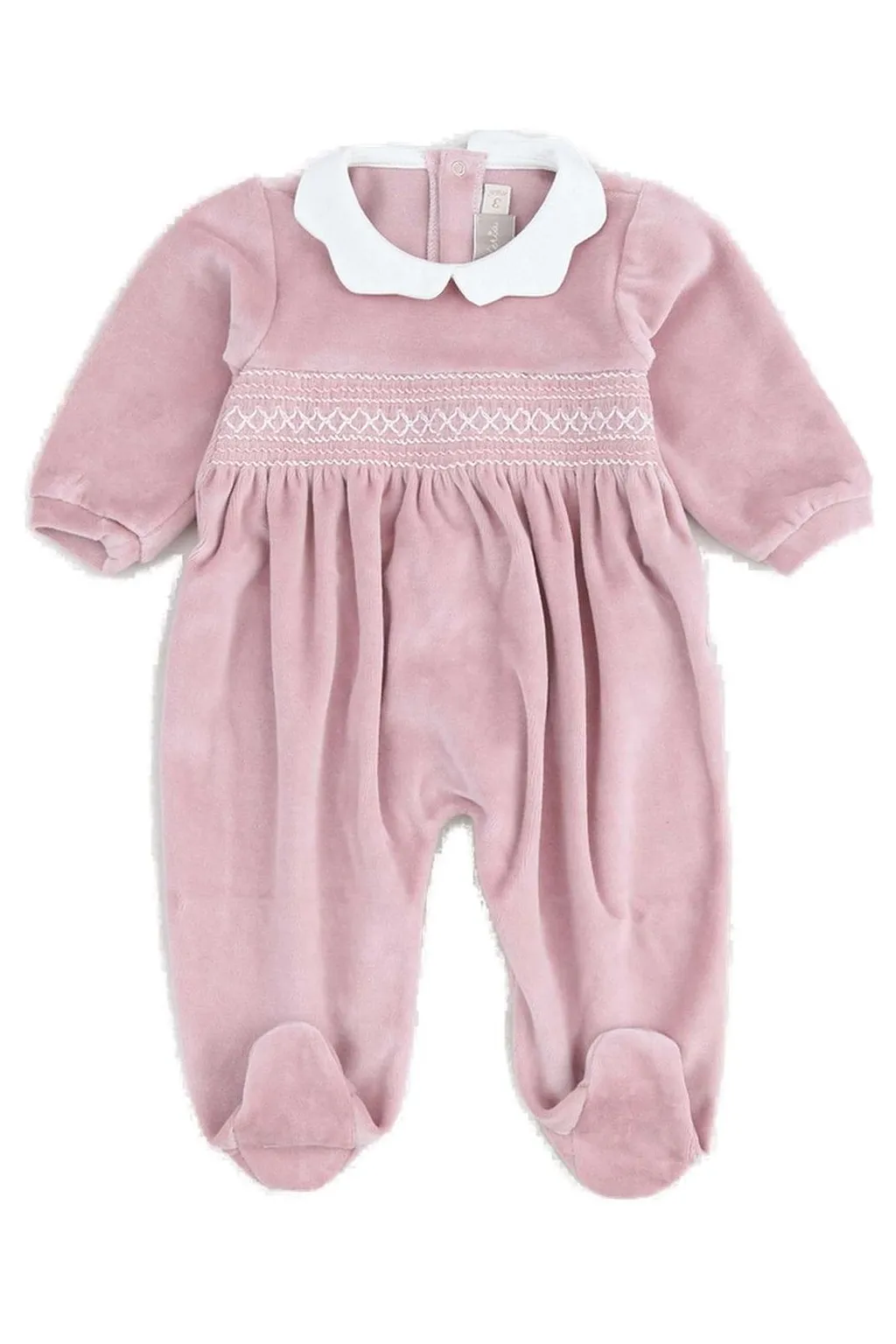 La Stupenderia Long Sleeved Smocked Babygrow