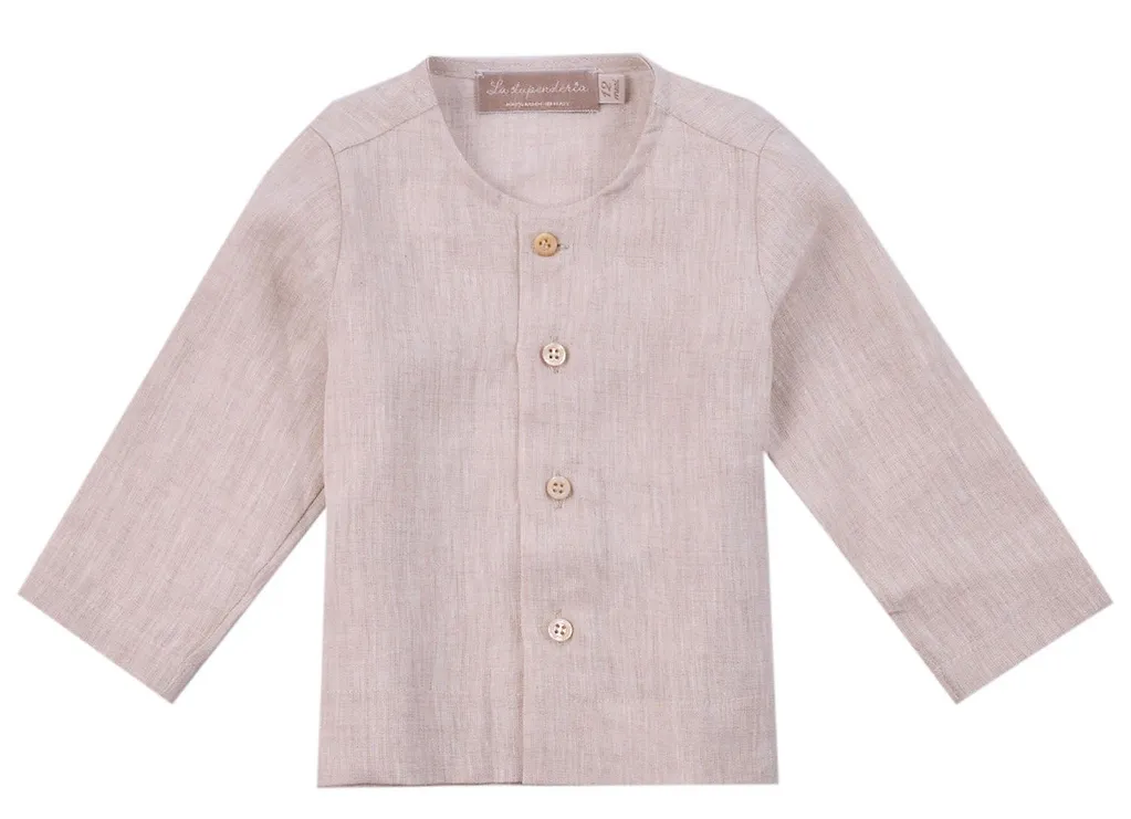 La Stupenderia Mandarin Collar Shirt