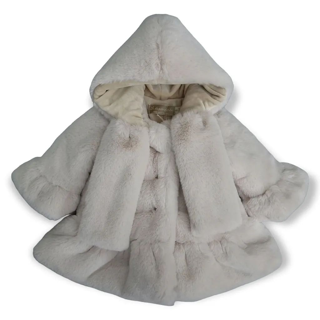 La Stupenderia Peplum Hem Long-Sleeved Coat