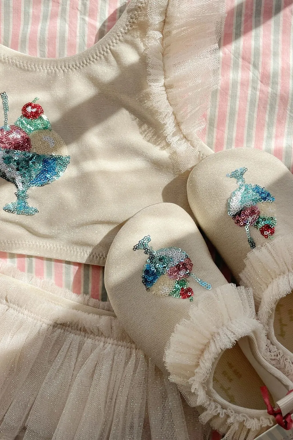 Amandine Frilled Bikini Set