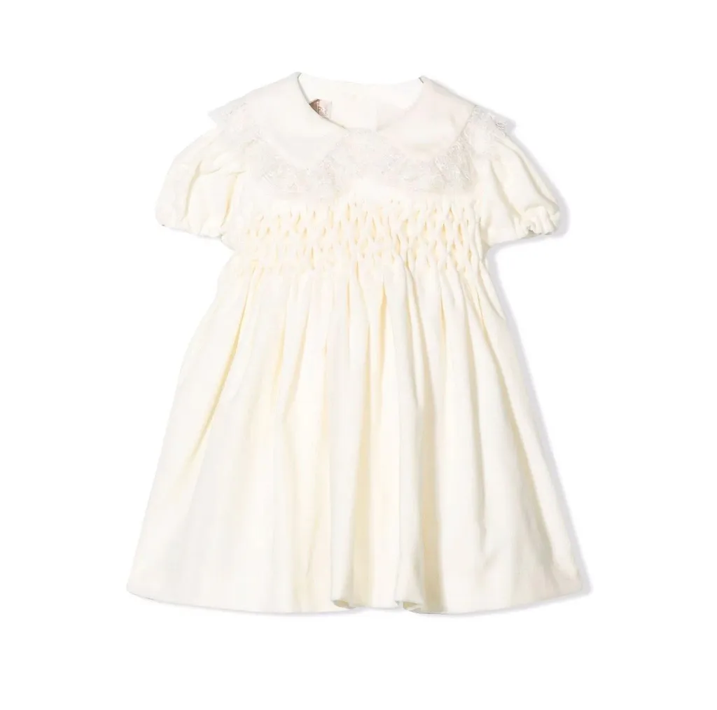 Ruched Short-Sleeved Dress