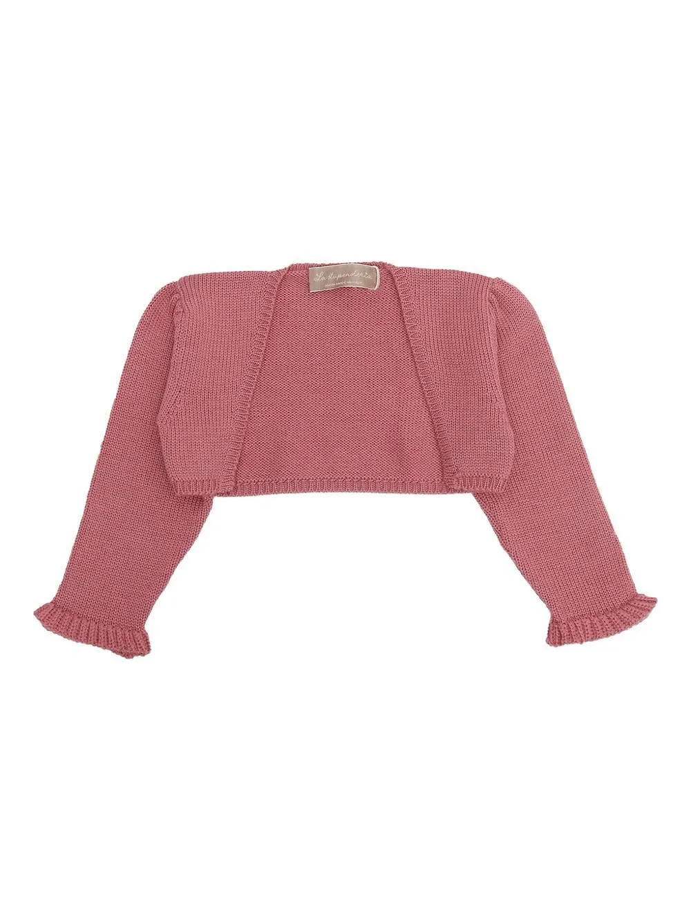 La Stupenderia Ruffled Cropped Cardigan